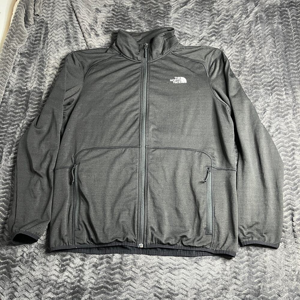 The North Face Men's Long Sleeve Full Zip Jacket Black XL